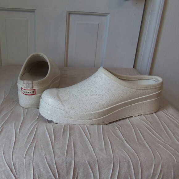 Free People x Hunter Starcloud Glitter Clog sz 7 (RUNS BIG) - Picture 1 of 14